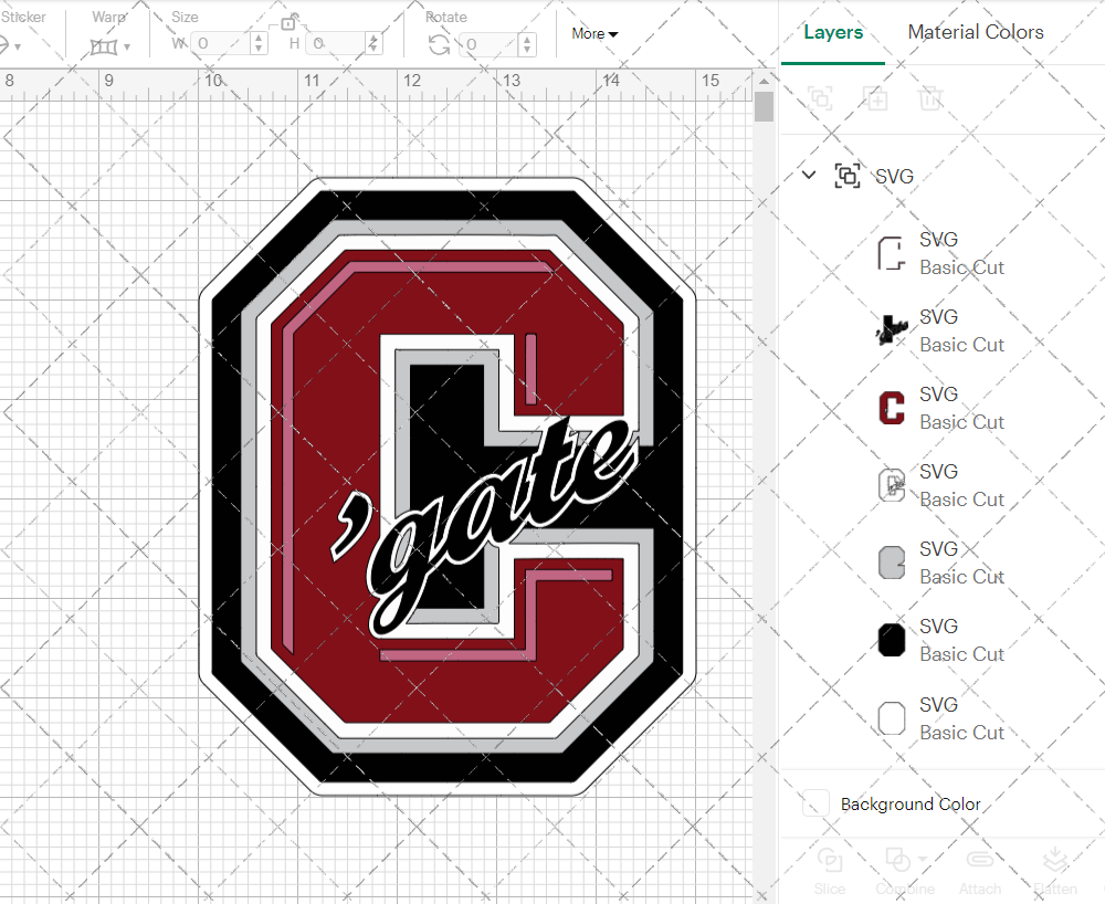 Colgate Raiders Secondary 2006, Svg, Dxf, Eps, Png - SvgShopArt