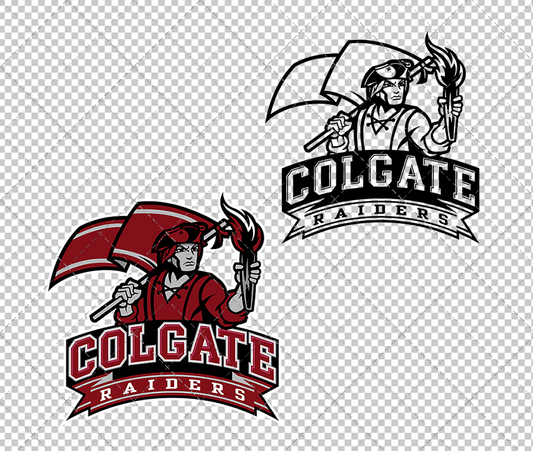 Colgate Raiders Secondary 2007 002, Svg, Dxf, Eps, Png - SvgShopArt