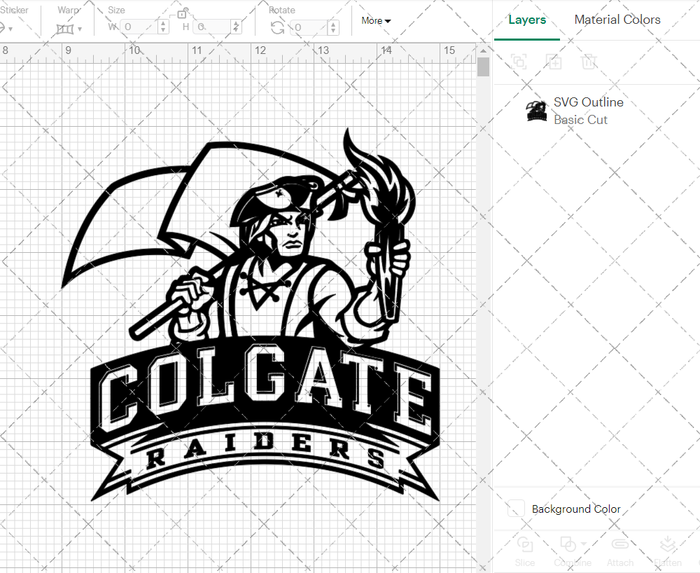 Colgate Raiders Secondary 2007 002, Svg, Dxf, Eps, Png - SvgShopArt