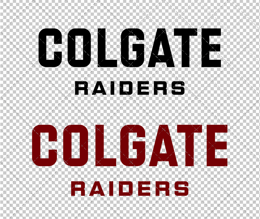 Colgate Raiders Wordmark 2020 003, Svg, Dxf, Eps, Png - SvgShopArt