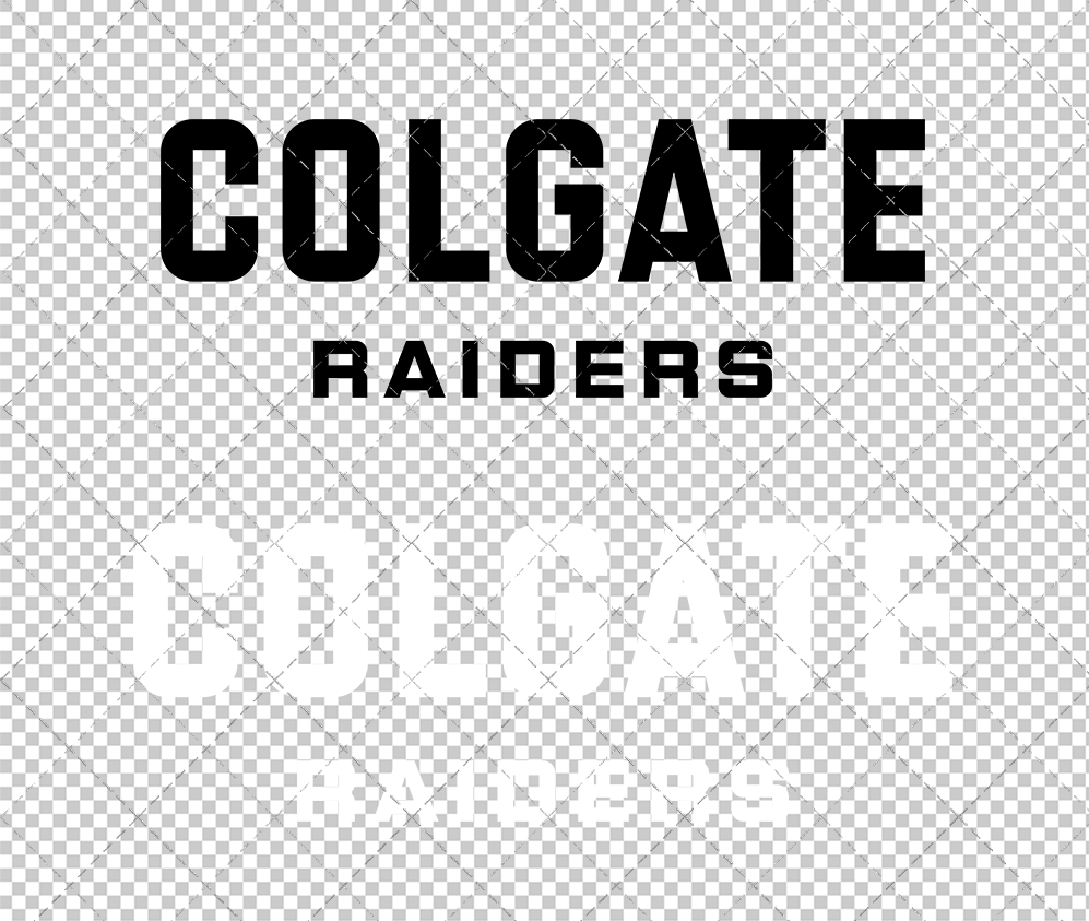 Colgate Raiders Wordmark 2020 004, Svg, Dxf, Eps, Png - SvgShopArt