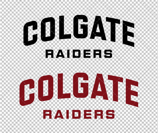 Colgate Raiders Wordmark 2020 015, Svg, Dxf, Eps, Png - SvgShopArt