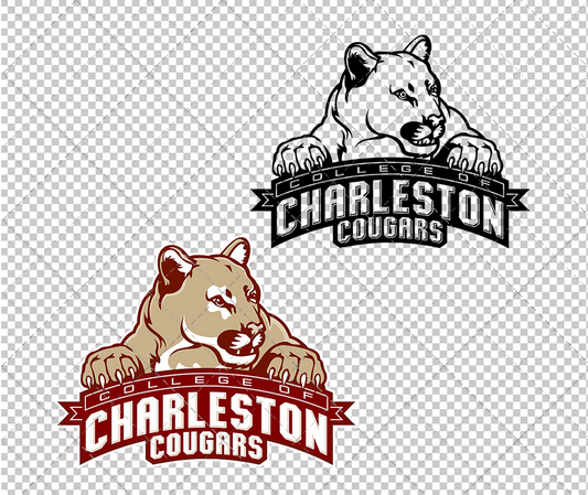 College of Charleston Cougars 2008, Svg, Dxf, Eps, Png - SvgShopArt