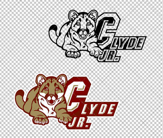 College of Charleston Cougars Mascot 2008, Svg, Dxf, Eps, Png - SvgShopArt