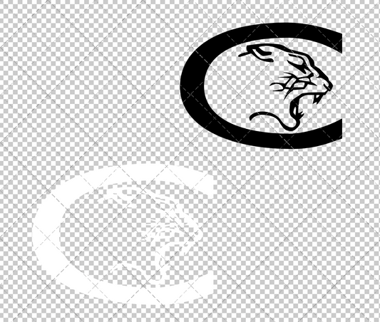 College of Charleston Cougars Secondary 1991 002, Svg, Dxf, Eps, Png - SvgShopArt