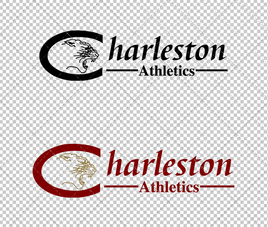 College of Charleston Cougars Secondary 1991 003, Svg, Dxf, Eps, Png - SvgShopArt