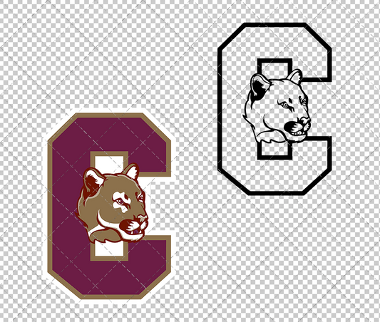 College of Charleston Cougars Secondary 2003 002, Svg, Dxf, Eps, Png - SvgShopArt