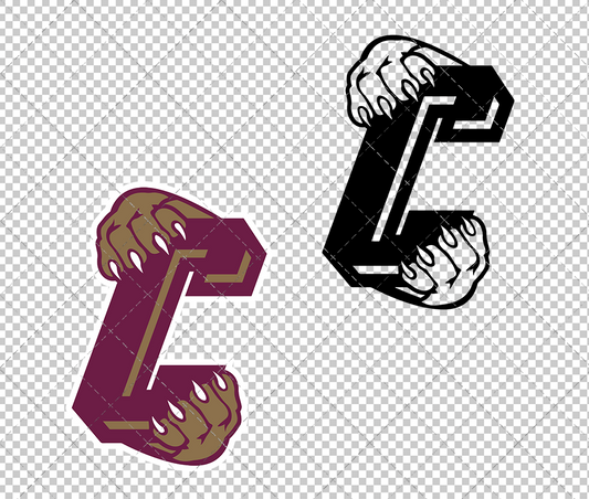 College of Charleston Cougars Secondary 2003 003, Svg, Dxf, Eps, Png - SvgShopArt