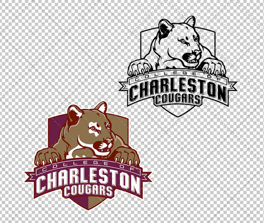 College of Charleston Cougars Secondary 2003 007, Svg, Dxf, Eps, Png - SvgShopArt