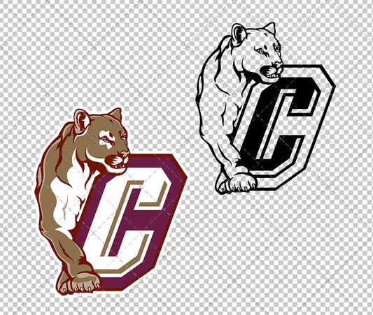 College of Charleston Cougars Secondary 2003, Svg, Dxf, Eps, Png - SvgShopArt