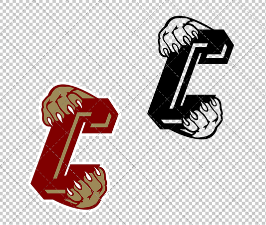College of Charleston Cougars Secondary 2008, Svg, Dxf, Eps, Png - SvgShopArt