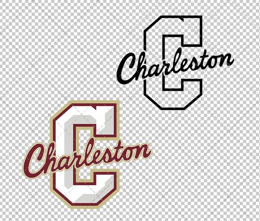 College of Charleston Cougars Secondary 2013 010, Svg, Dxf, Eps, Png - SvgShopArt