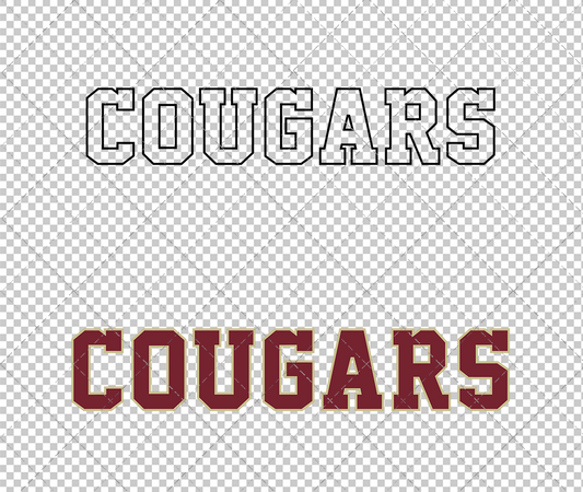 College of Charleston Cougars Wordmark 2013 003, Svg, Dxf, Eps, Png - SvgShopArt