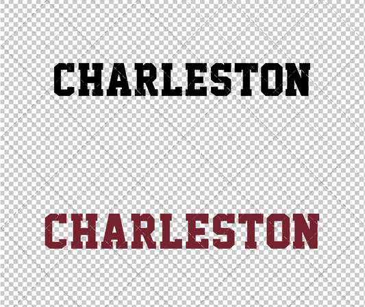College of Charleston Cougars Wordmark 2013 004, Svg, Dxf, Eps, Png - SvgShopArt