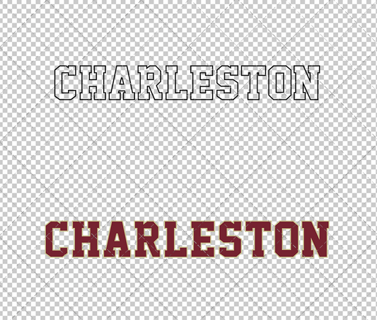 College of Charleston Cougars Wordmark 2013, Svg, Dxf, Eps, Png - SvgShopArt