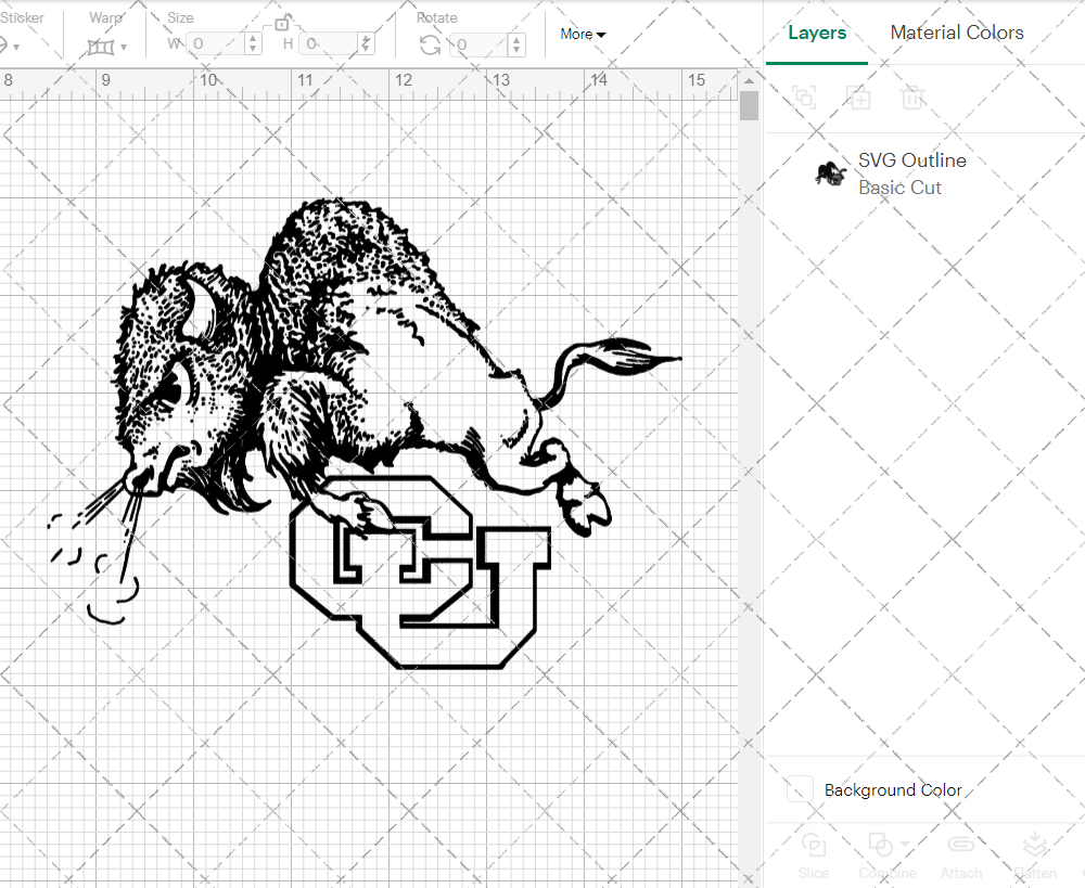 Colorado Buffaloes Alternate 1948 002, Svg, Dxf, Eps, Png - SvgShopArt