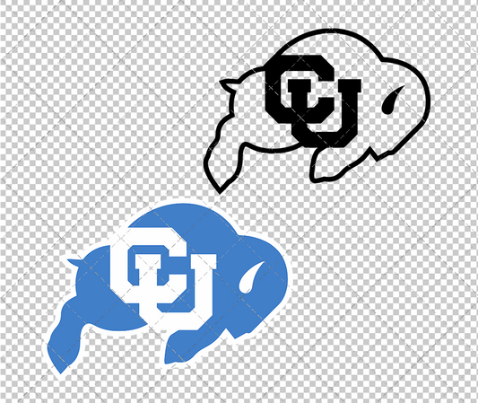 Colorado Buffaloes Helmet Logo 1982, Svg, Dxf, Eps, Png - SvgShopArt