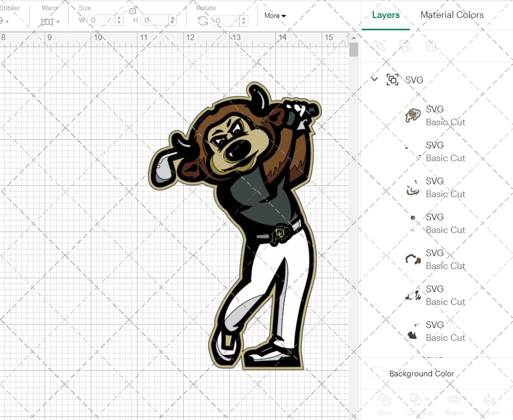 Colorado Buffaloes Mascot 2018, Svg, Dxf, Eps, Png - SvgShopArt