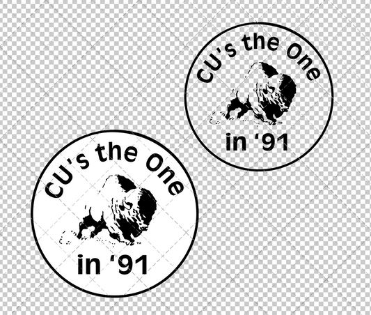 Colorado Buffaloes Misc 1991, Svg, Dxf, Eps, Png - SvgShopArt