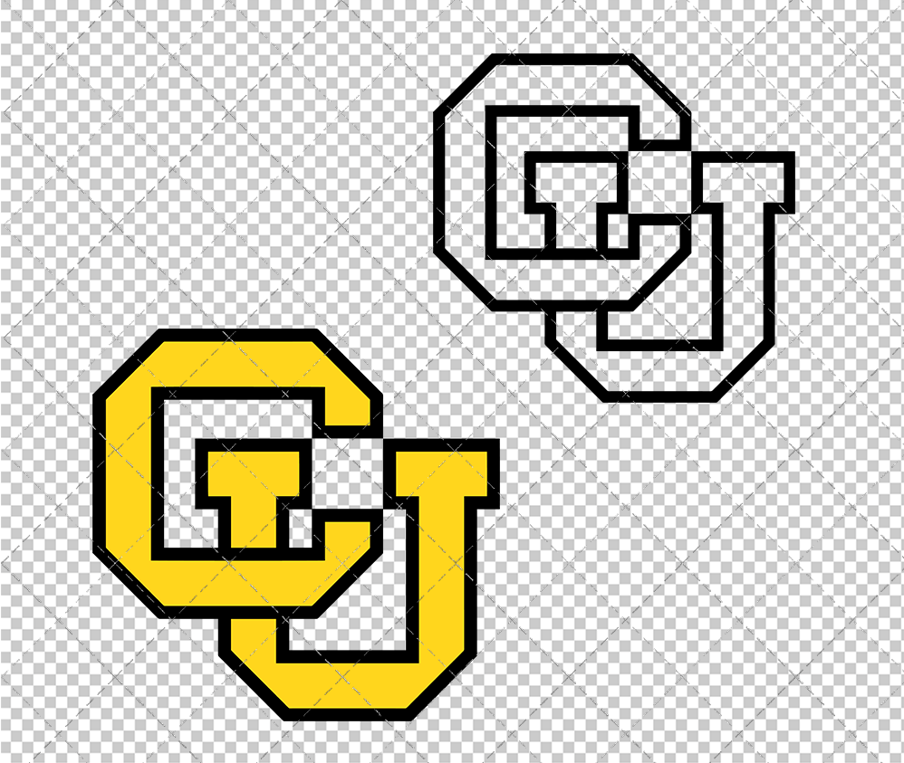 Colorado Buffaloes Secondary 1990, Svg, Dxf, Eps, Png - SvgShopArt