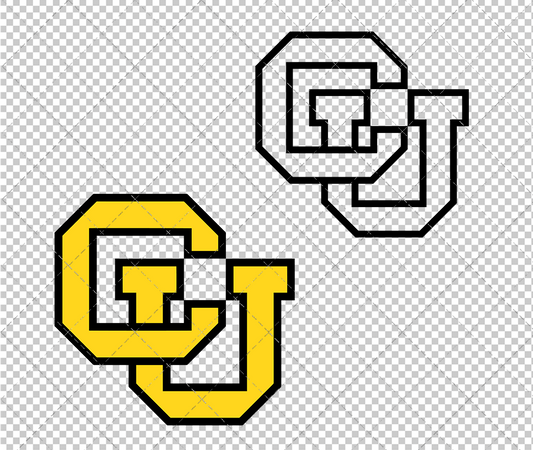 Colorado Buffaloes Secondary 1990, Svg, Dxf, Eps, Png - SvgShopArt
