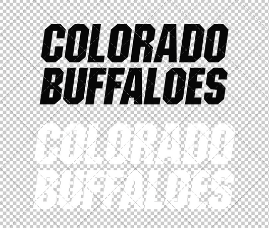 Colorado Buffaloes Wordmark 2005, Svg, Dxf, Eps, Png - SvgShopArt
