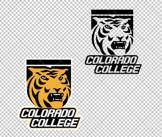 Colorado College Tigers Alternate 1978, Svg, Dxf, Eps, Png - SvgShopArt