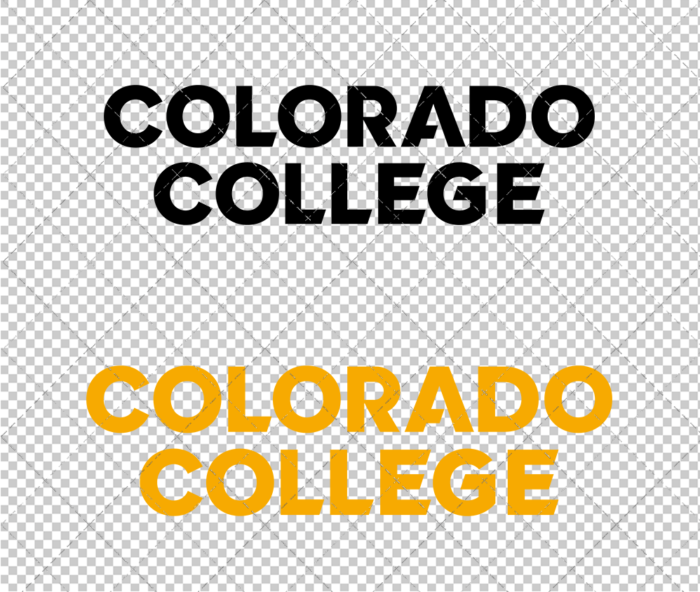Colorado College Tigers Wordmark 2020, Svg, Dxf, Eps, Png - SvgShopArt