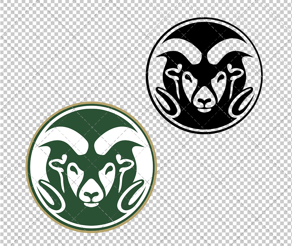 Colorado State Rams 1993, Svg, Dxf, Eps, Png - SvgShopArt