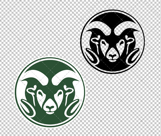 Colorado State Rams Alternate 1993, Svg, Dxf, Eps, Png - SvgShopArt
