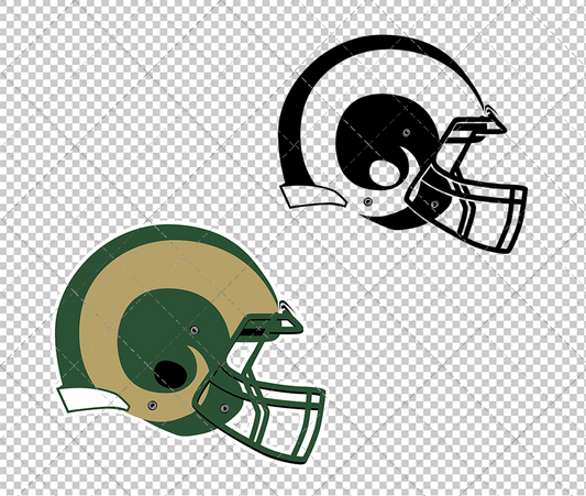 Colorado State Rams Helmets 2015, Svg, Dxf, Eps, Png - SvgShopArt