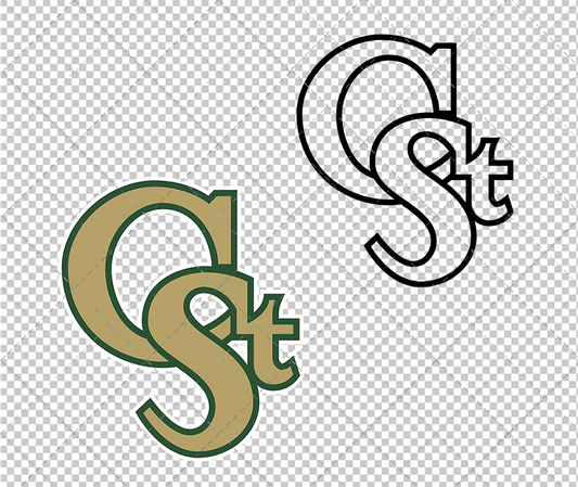 Colorado State Rams Secondary 1993 002, Svg, Dxf, Eps, Png - SvgShopArt
