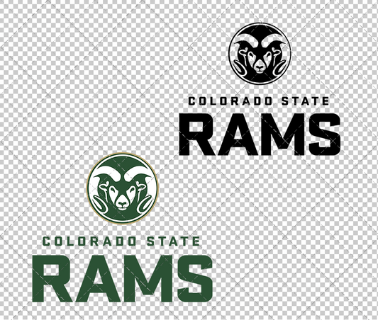 Colorado State Rams Secondary 2015 003, Svg, Dxf, Eps, Png - SvgShopArt