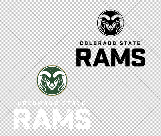 Colorado State Rams Secondary 2015 004, Svg, Dxf, Eps, Png - SvgShopArt