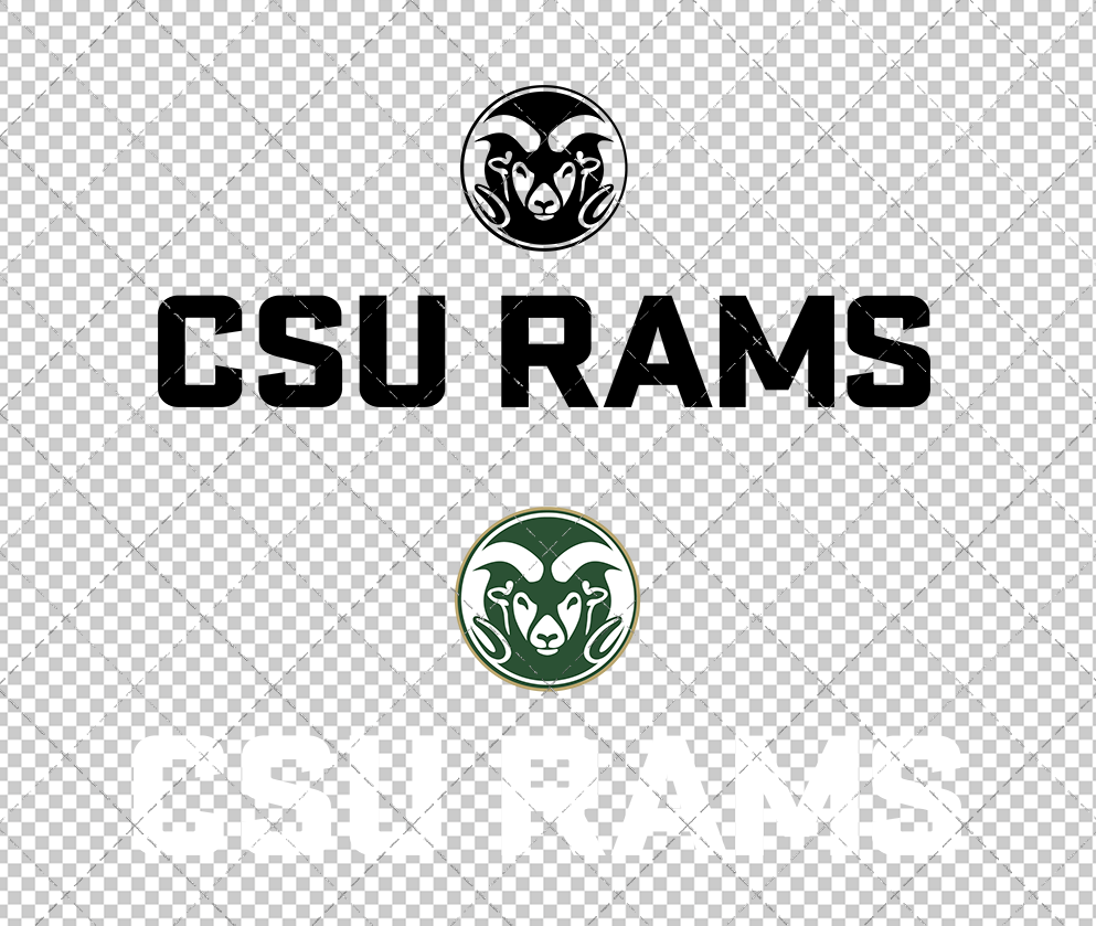 Colorado State Rams Secondary 2015 006, Svg, Dxf, Eps, Png - SvgShopArt