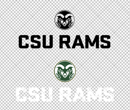 Colorado State Rams Secondary 2015 006, Svg, Dxf, Eps, Png - SvgShopArt