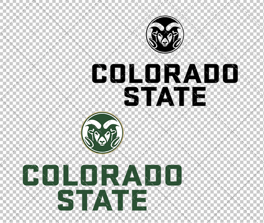 Colorado State Rams Secondary 2015 007, Svg, Dxf, Eps, Png - SvgShopArt