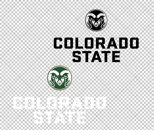 Colorado State Rams Secondary 2015 008, Svg, Dxf, Eps, Png - SvgShopArt