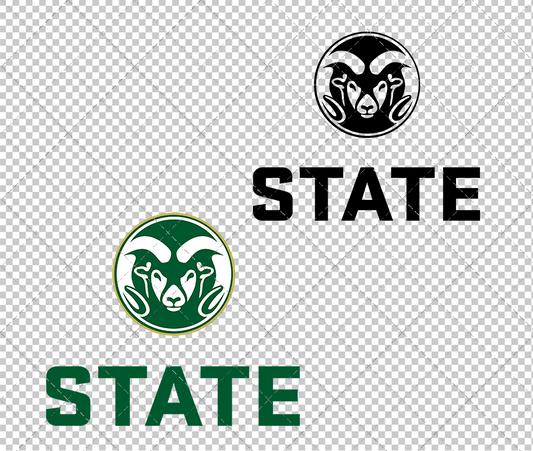 Colorado State Rams Secondary 2021 005, Svg, Dxf, Eps, Png - SvgShopArt