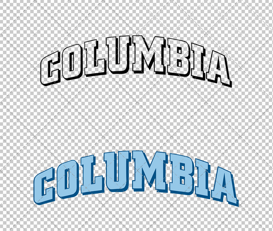 Columbia Lions Wordmark 2006, Svg, Dxf, Eps, Png - SvgShopArt