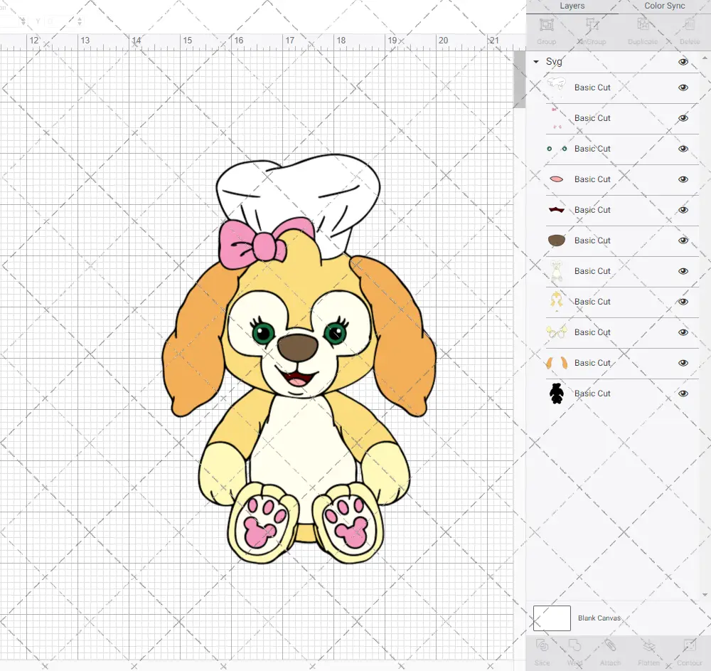 Cookie - Duffy and Friends, Svg, Dxf, Eps, Png SvgShopArt