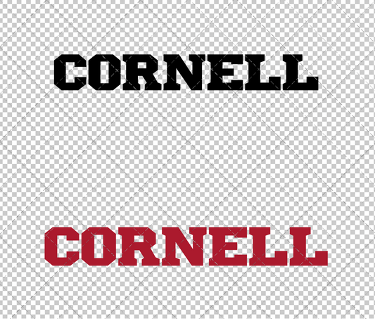 Cornell Big Red Wordmark 2002, Svg, Dxf, Eps, Png - SvgShopArt