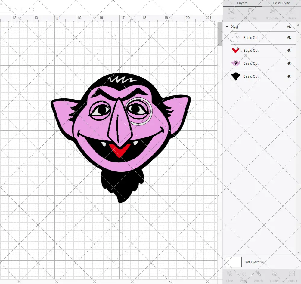 Count von Count - Sesame Street, Svg, Dxf, Eps, Png SvgShopArt