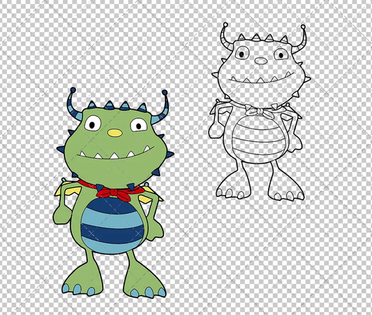 Daddo - Henry Hugglemonster, Svg, Dxf, Eps, Png SvgShopArt