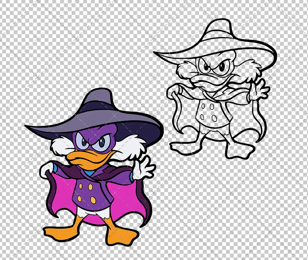 Darkwing Duck Baby, Svg, Dxf, Eps, Png SvgShopArt