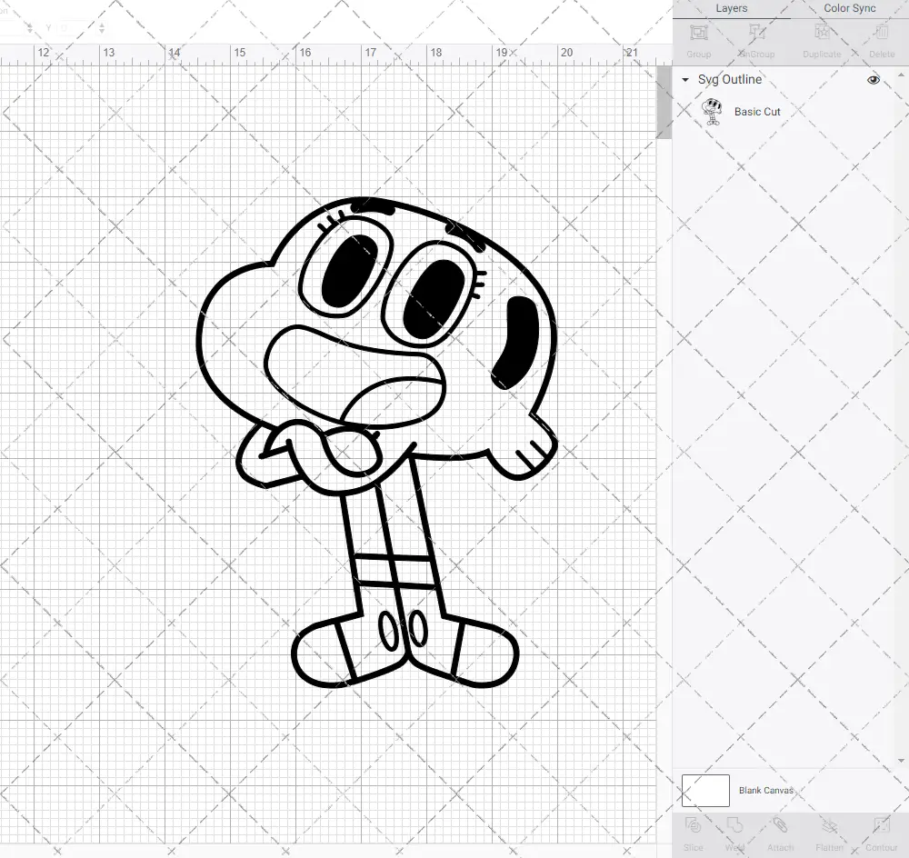 Darwin Watterson - The Amazing World of Gumball, Svg, Dxf, Eps, Png SvgShopArt