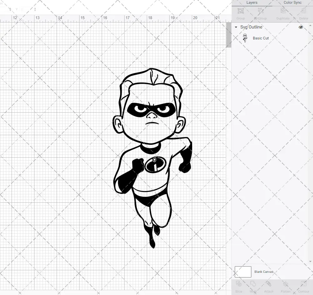 Dash - The Incredibles, Svg, Dxf, Eps, Png SvgShopArt