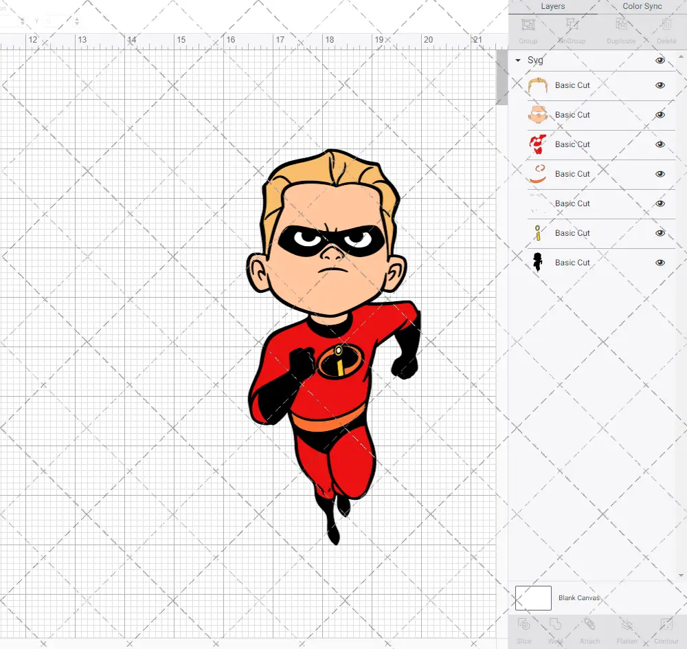 Dash - The Incredibles, Svg, Dxf, Eps, Png SvgShopArt