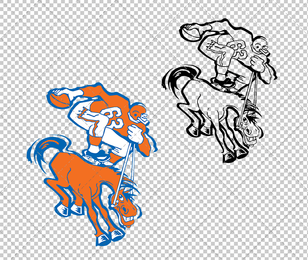 Denver Broncos 1962, Svg, Dxf, Eps, Png - SvgShopArt