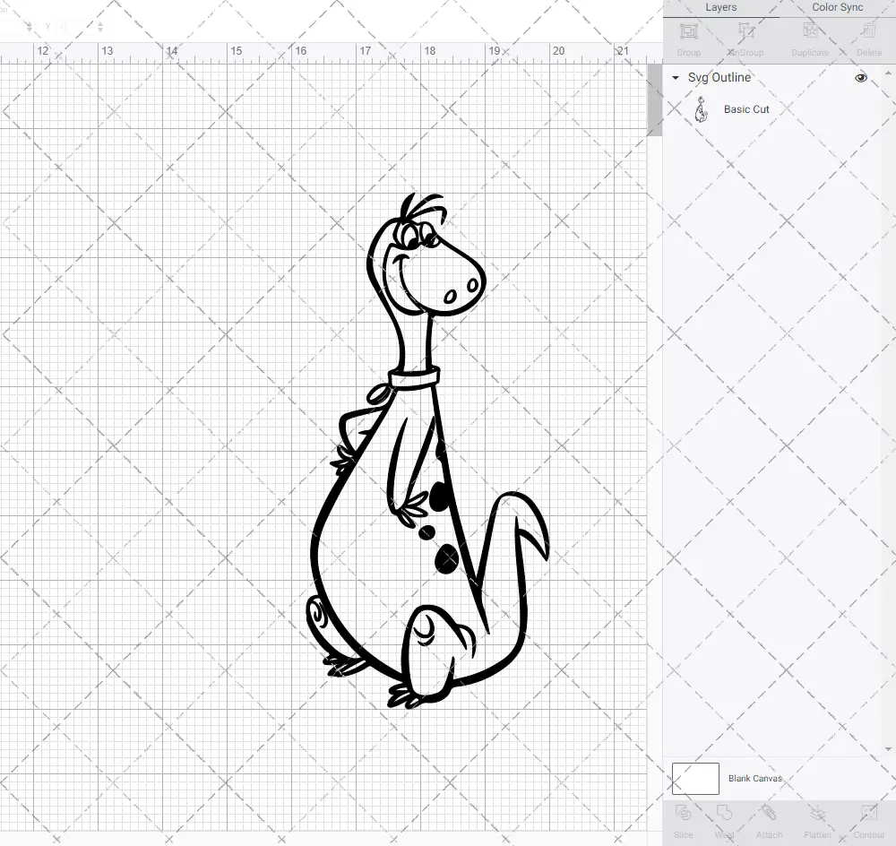 Dino - The Flintstones, Svg, Dxf, Eps, Png SvgShopArt